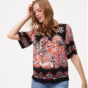❣️{Loft} Paisley Design Top🖍